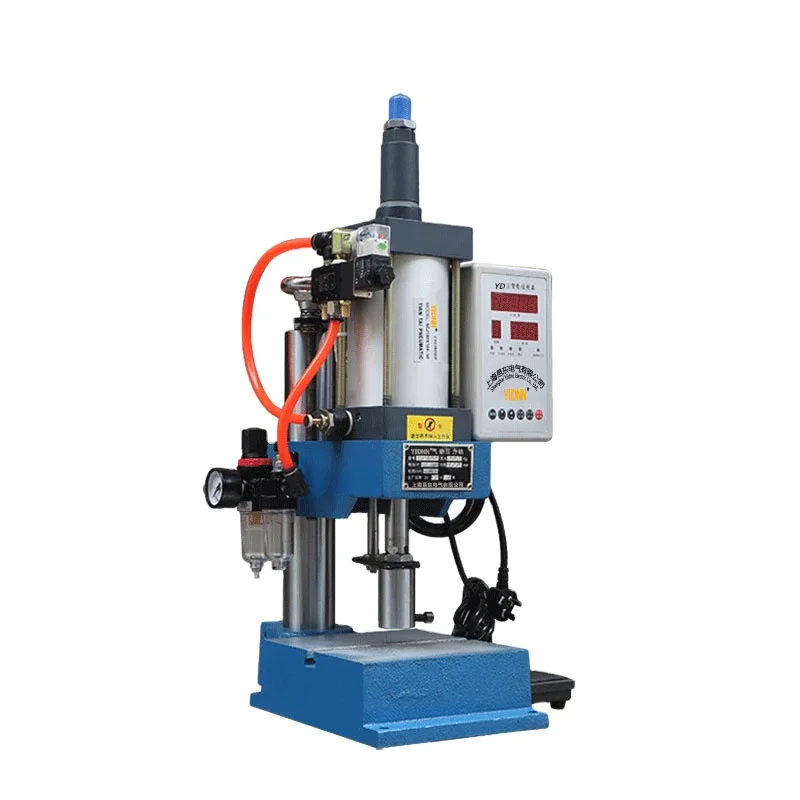 Single Column Type YD100 Adjustable 500 Kg Intelligent Control Press Punch Small Punching Bench Pneumatic Machine