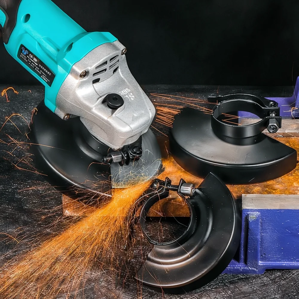 Durable Metal Angle Grinder Guard For 100 115 125 Power Tool Protective Shield Efficient Dust Cover Safety Accessory