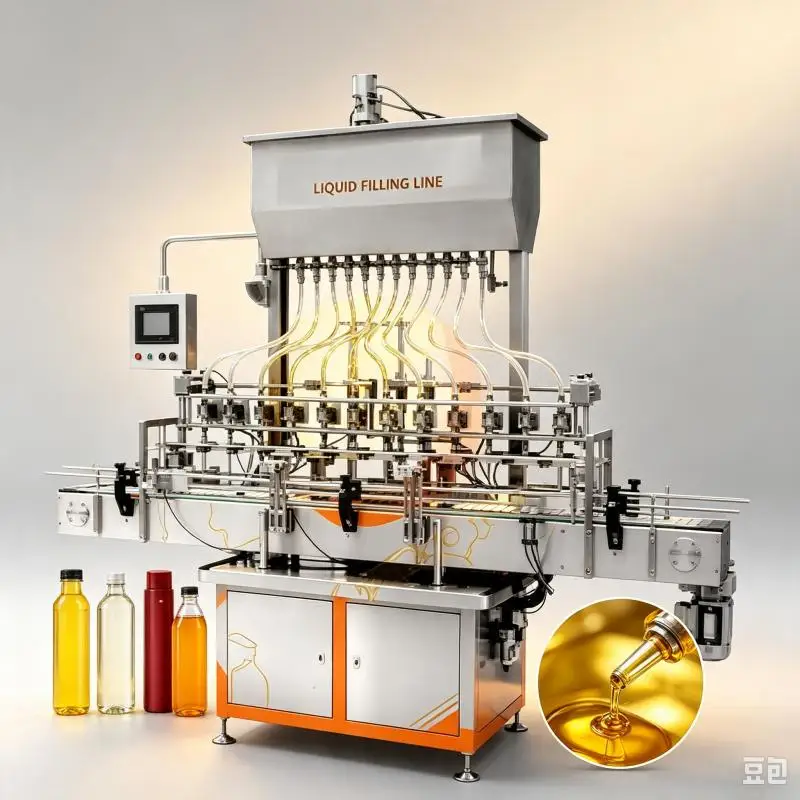 Liquid Filling Machine Automatic Rotary Filling System Fast Speed Bottle Filler Stainless Steel Equipment For Industrial Package