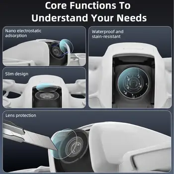드론 짐벌 카메라 렌즈 강화 필름, DJI Neo 9H 강화 유리 스크래치 방지 필름, Neo 드론 액세서리 J9J6 용 보호대 필름 
