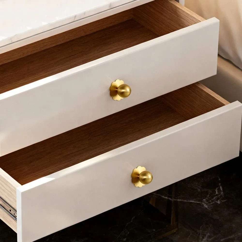 Modern Minimalist Brass Drawer Backplates Premium Brass Sturdy Structure French Style Handles Sophisticated Appearance