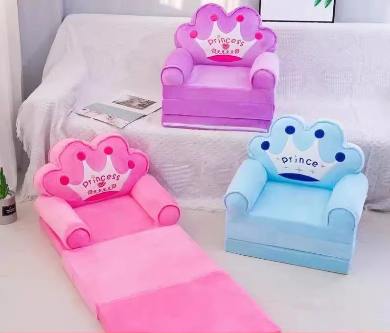 

Folding and washing can be lazy small sofa cute three-layer cartoon seat kindergarten nap sofa bed children baby