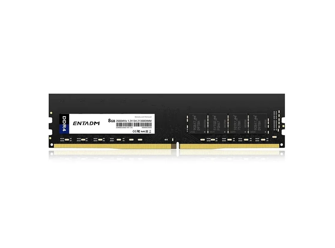 

Настольный компьютер ENTADM DDR4 RAM 1x8 ГБ 2666 МГц