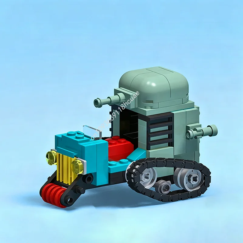 

154pcs MOC Wacky Races themed soap box Cars Model Building blocks Modular creative Kids Brick craft toys idea Christmas gifts