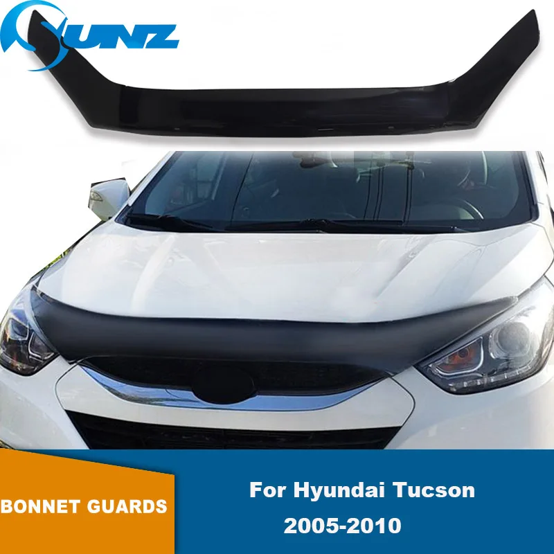 

Front Hoop Scoop Cover For Hyundai Tucson 2005 2006 2007 2008 2009 2010 Bug Shield Hood Guard Bonnet Protector Car Accessories