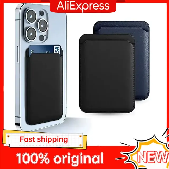 Mocne Magnetyczne Oficjalne Etui Portfel z Delikatnej Tkanej Tkaniny na Karty do iPhone 17 16 15 Pro Max 15 Plus, do Apple 14 13 12 Pro, Kompatybilne z MagSafe