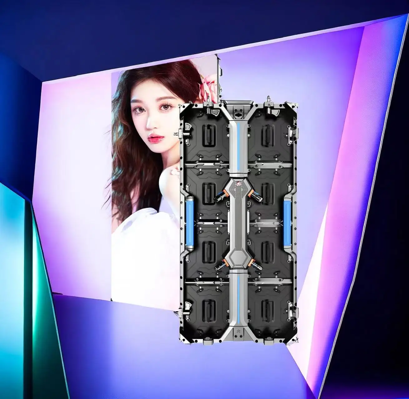 HD IP65 impermeável Display LED, adequado para impermeabilização interior e exterior, passo 3.91mm, novo