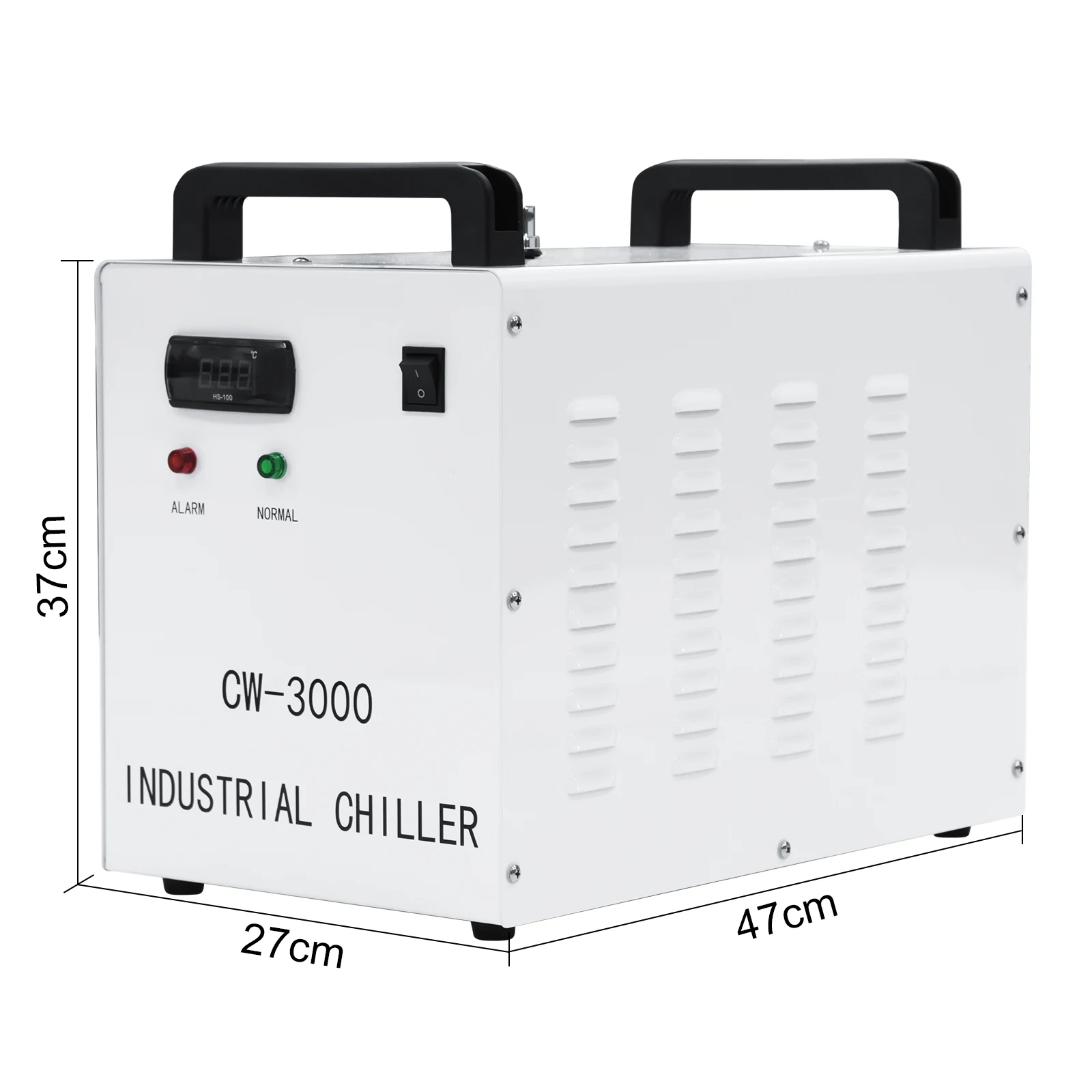 Sihao CNC مبرد المياه الصناعية CW-5200 CW-5000 آلة الحفر بالليزر مبرد المياه لتبريد أنبوب الليزر الزجاجي 80 واط-130 واط CO2