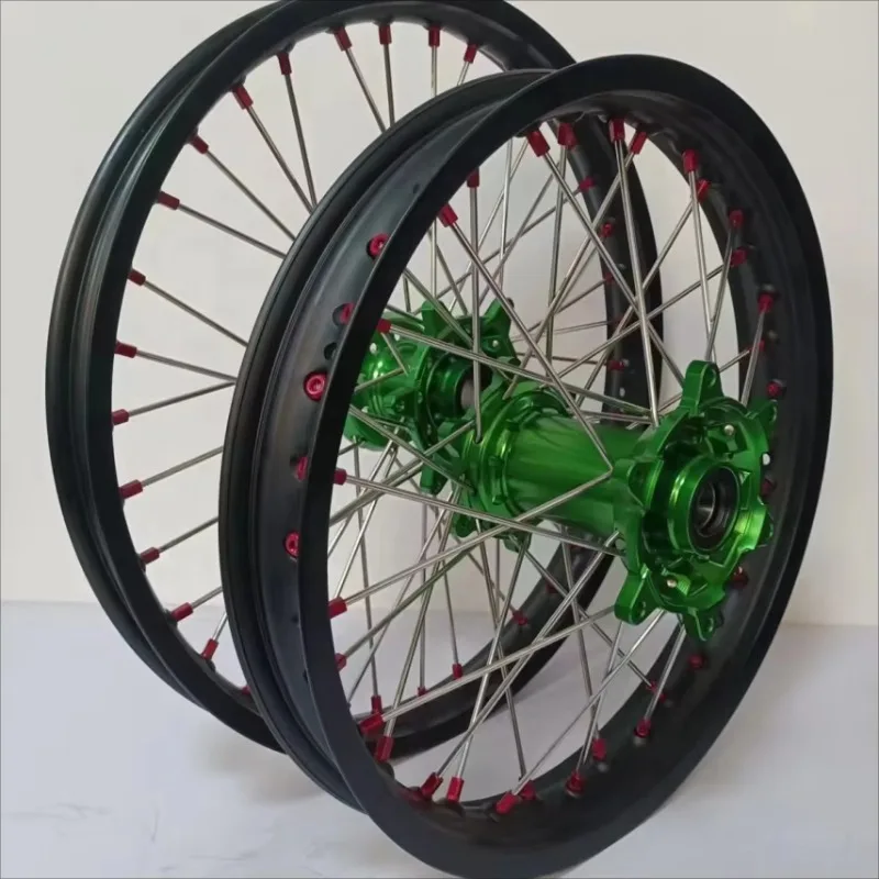 تخفيضات جيدة 12 بوصة 17 بوصة CRF250 KLX250 KLX650 دراجة نارية تيم 14 تكلم حافة دراجة نارية لهوندا الرصاص #4