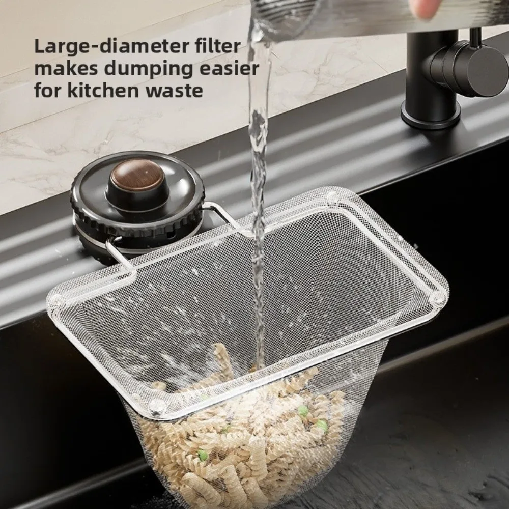 Filter Screen Sink Strainer Rack Suction Cup Type Anti-blocking Drain Rack Removable Portable Sink Water Leakage Kitchen Waste