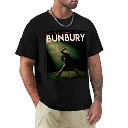 el ultimo tour Bunbury T-Shirt summer top heavyweights t shirts men