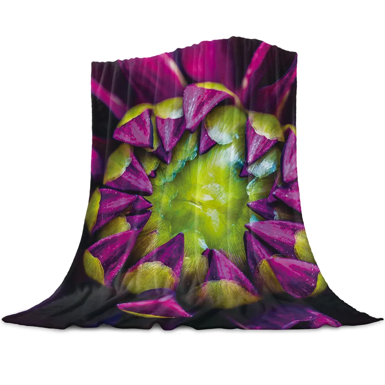 

3d Printed Blanket Butterfly Abstract Purple Background Light Thin Flannel Blanket Custom Warm Soft Blankets Birthday Gift