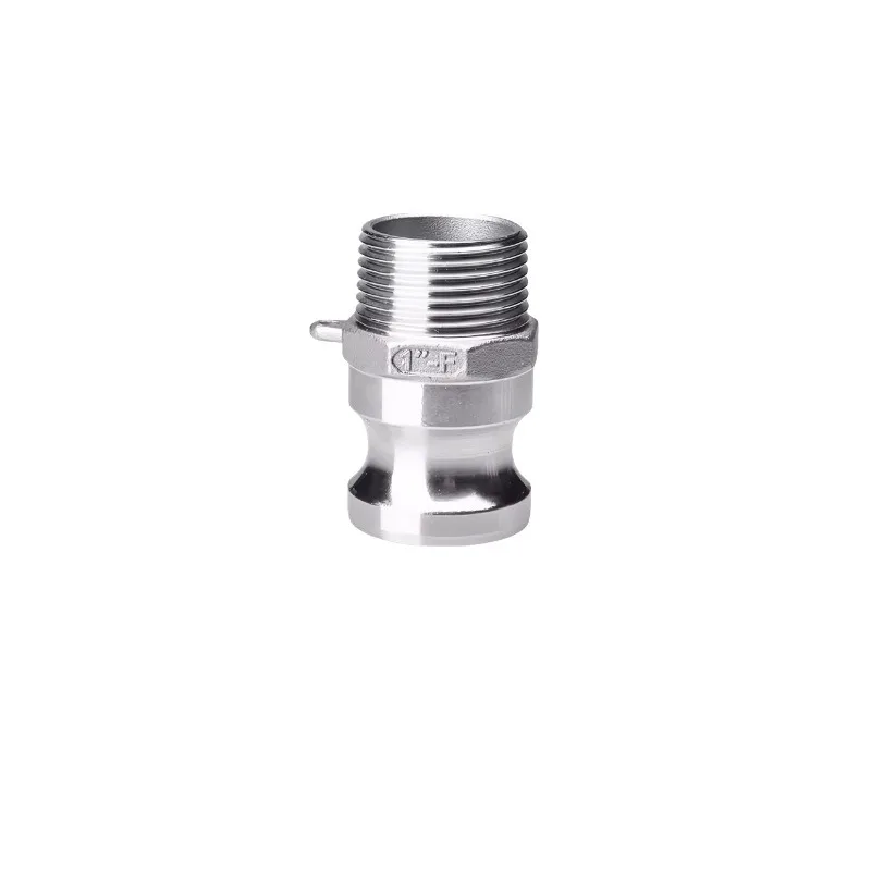 For 304 Stainless Steel Quick Connector F-type External Thread Male Plug-in Snap-on Type 4 Minutes 1 Inch 2 Inches