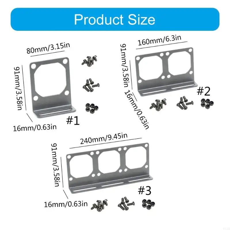 Mounting Bracket Memoty Cooling Fan Mount Bracket for PC Case Memory Heat Sink Support 8cm Computer Cooling Fan Rack - Image 6