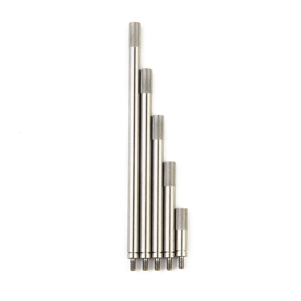 Anytime Tools 6-Piece Dial Indicator Extension Rod Set - 1-6 Inch Combine To 21 Inch