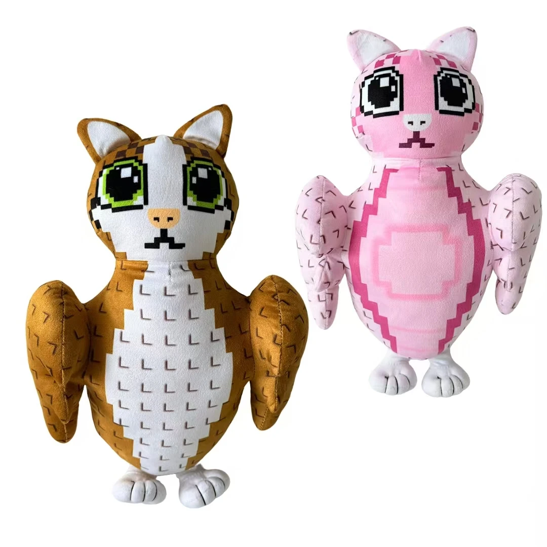 

New Steal a Brainrot Plush Pink Meowl and Brown Meowl Мягкая плюшевая игрушка Aniaml для фанатов игр Детский подарок на день рождения Украшение дома