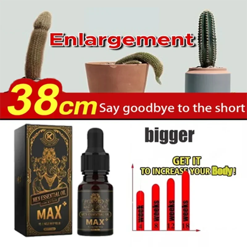 Men’s Growth & Thickening Oil for Penis Enlargement Boost Stamina Strengthen Erection Maximize Sexual Satisfaction and Pleasure