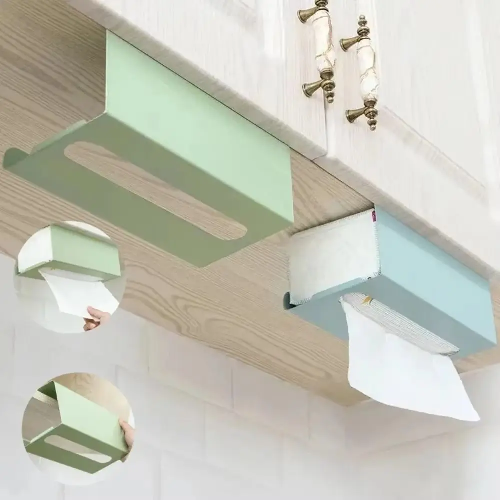 

Многофункциональная прочная несущая коробка для салфеток, аксессуары, настольный держатель для бумажных полотенец под шкафом, железная вешалка для бумажных полотенец, туалет