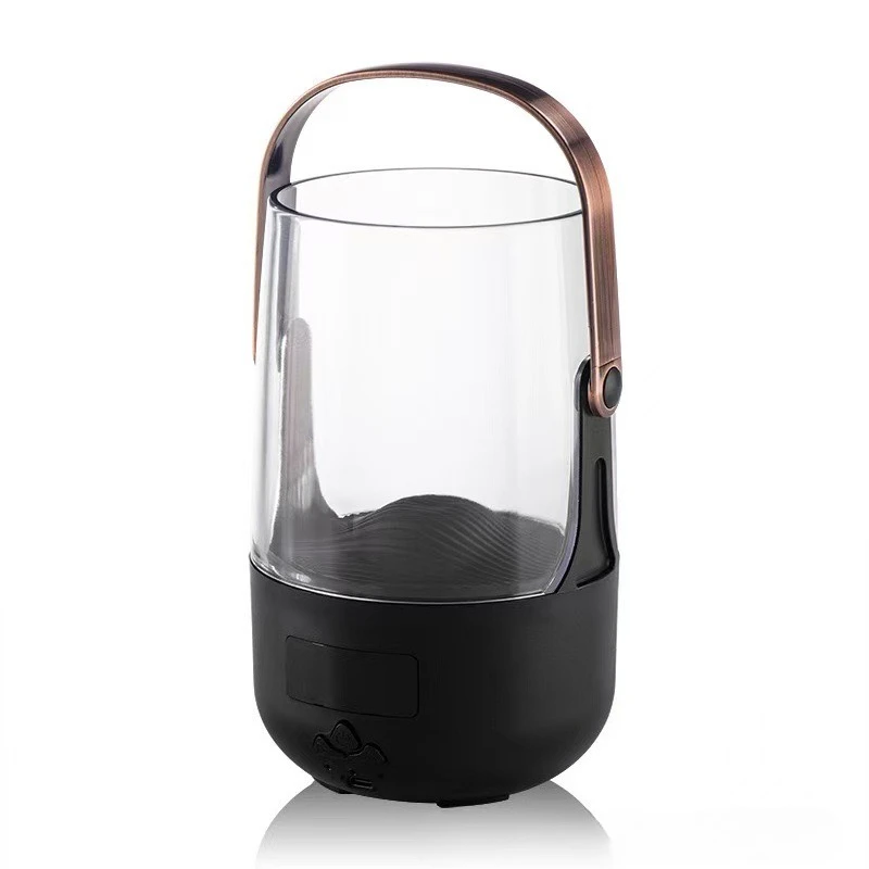 

Popular Creative Timed Retro Flame Essential Oil Fragrance Machine Office Bedroom Camping Portable Humidifier
