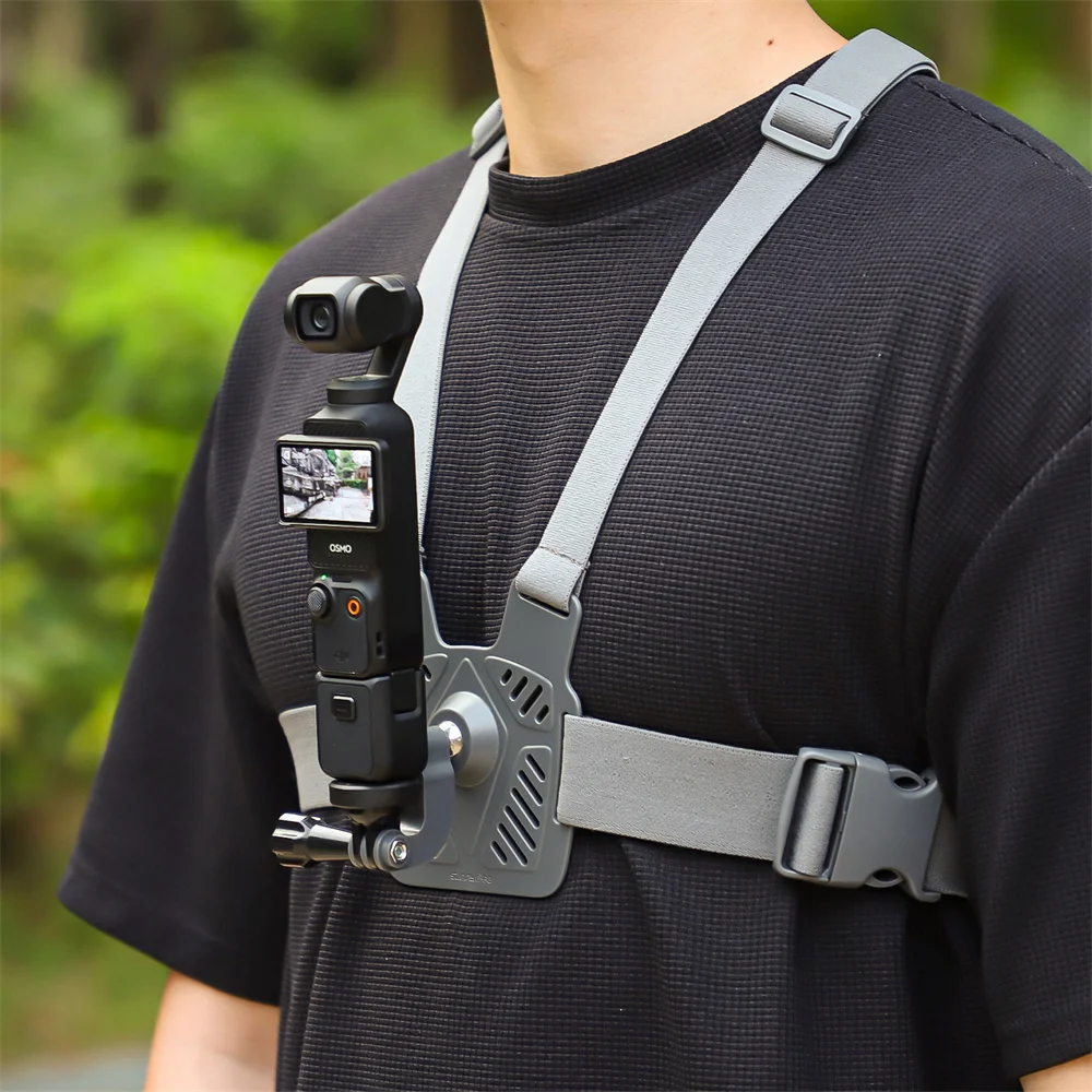 Supporto per cinghie per Gopro Hero 11 10 9 8 7 6 accessori 360 imbracatura per montaggio sul petto regolabile cintura per cinghia toracica per DJI OSMO Action