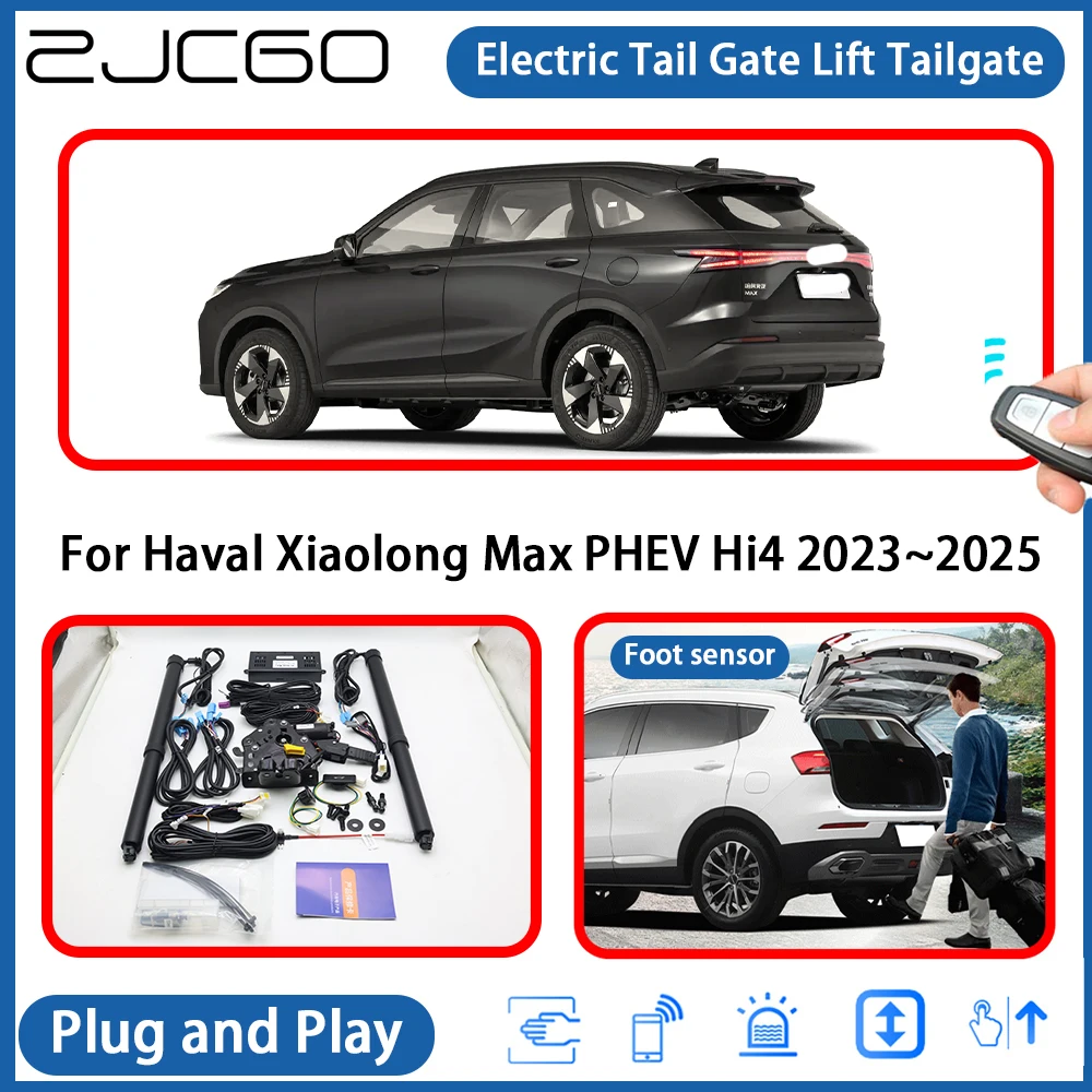 

for Haval Xiaolong Max PHEV Hi4 2023~2025 Automatic Powered Tailgate Power Liftgate Electric Tail Gate Lift Assisting System