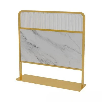 

Передвижная перегородка из кованого железа от пола до потолка без стен