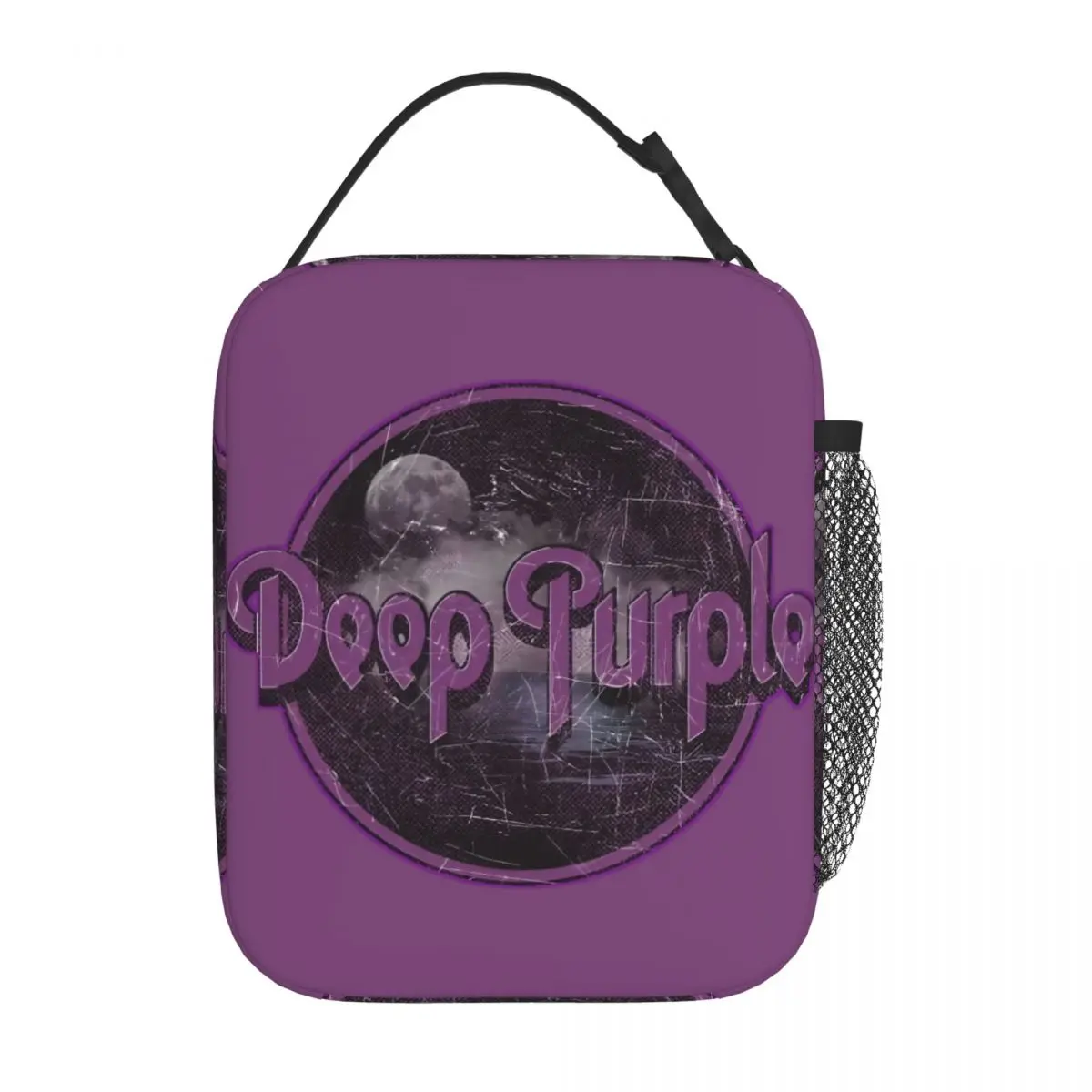 Insulated Lunch Bags Vintage Deep Purple Band Merch Heavy Metal Lunch Food Box Causal Cooler Thermal Lunch Box For School