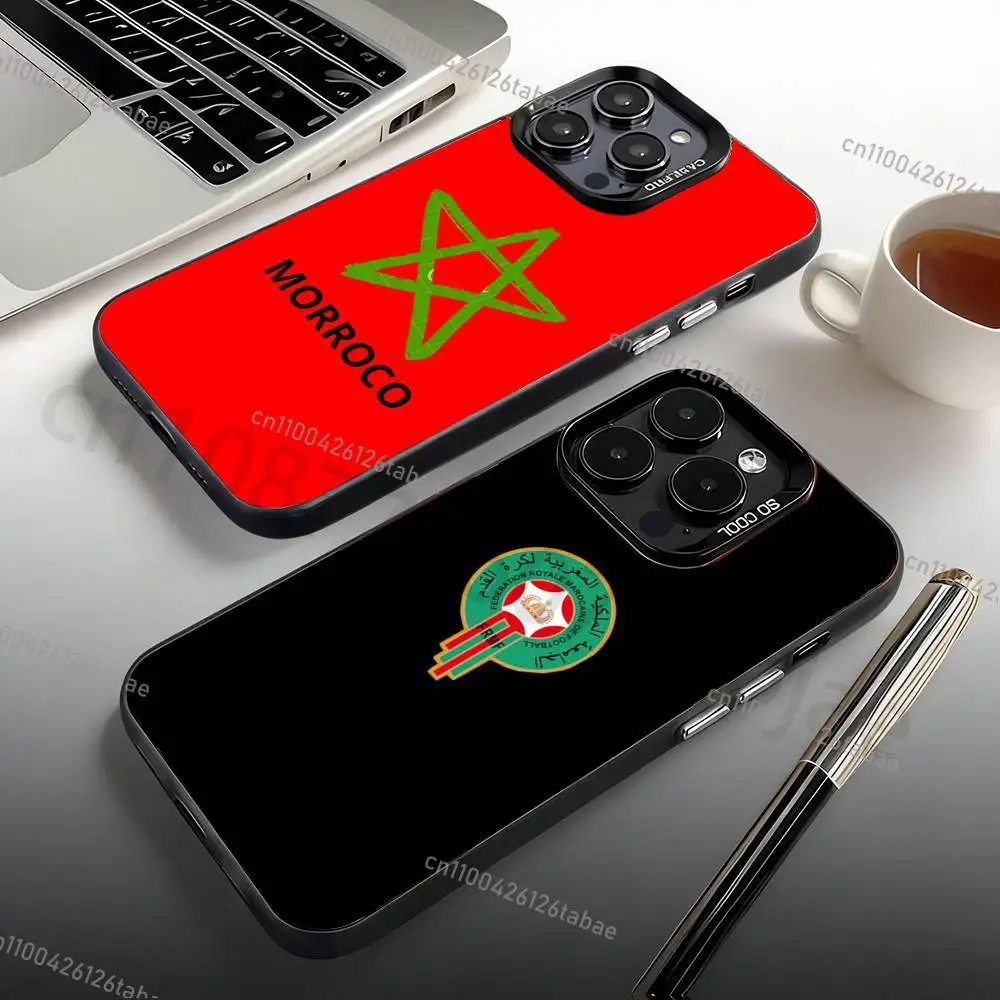 

Cool Morocco Flag Phone Case For iPhone 17,16,15,14,13,12,11,Pro,Max,Plus,Mini Candy Matte Shockproof Cover