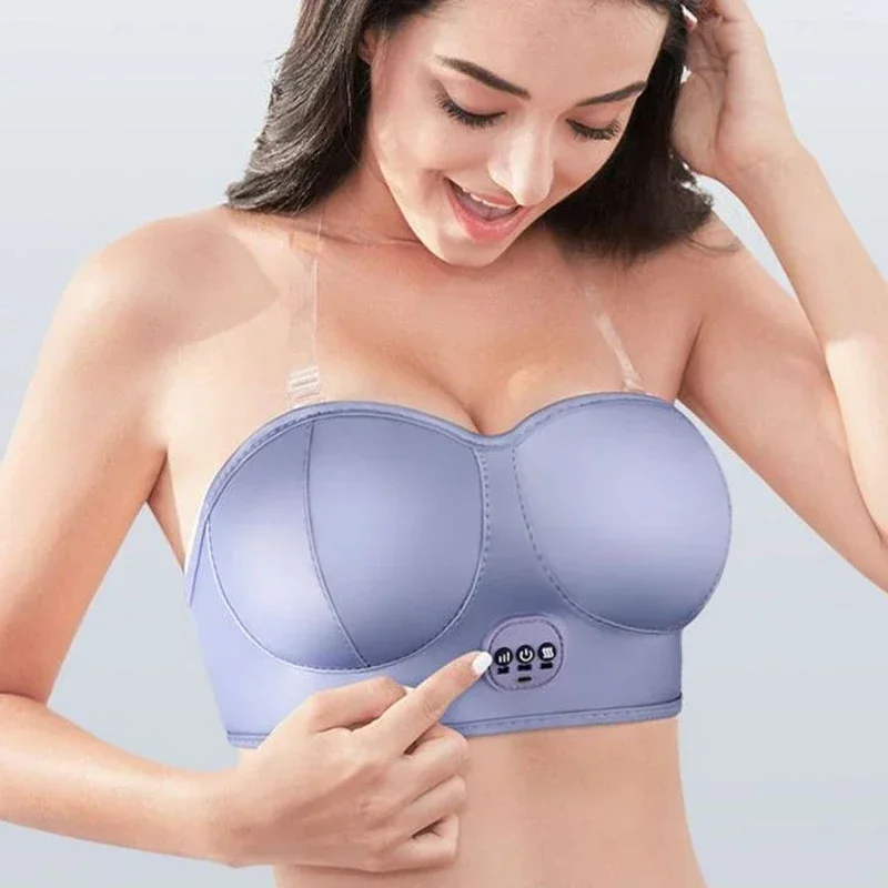 

Electric Wireless Bra Enlarge Massager Chest Massager Lifting and Anti Sagging Enhancing Device for Home Use Bra