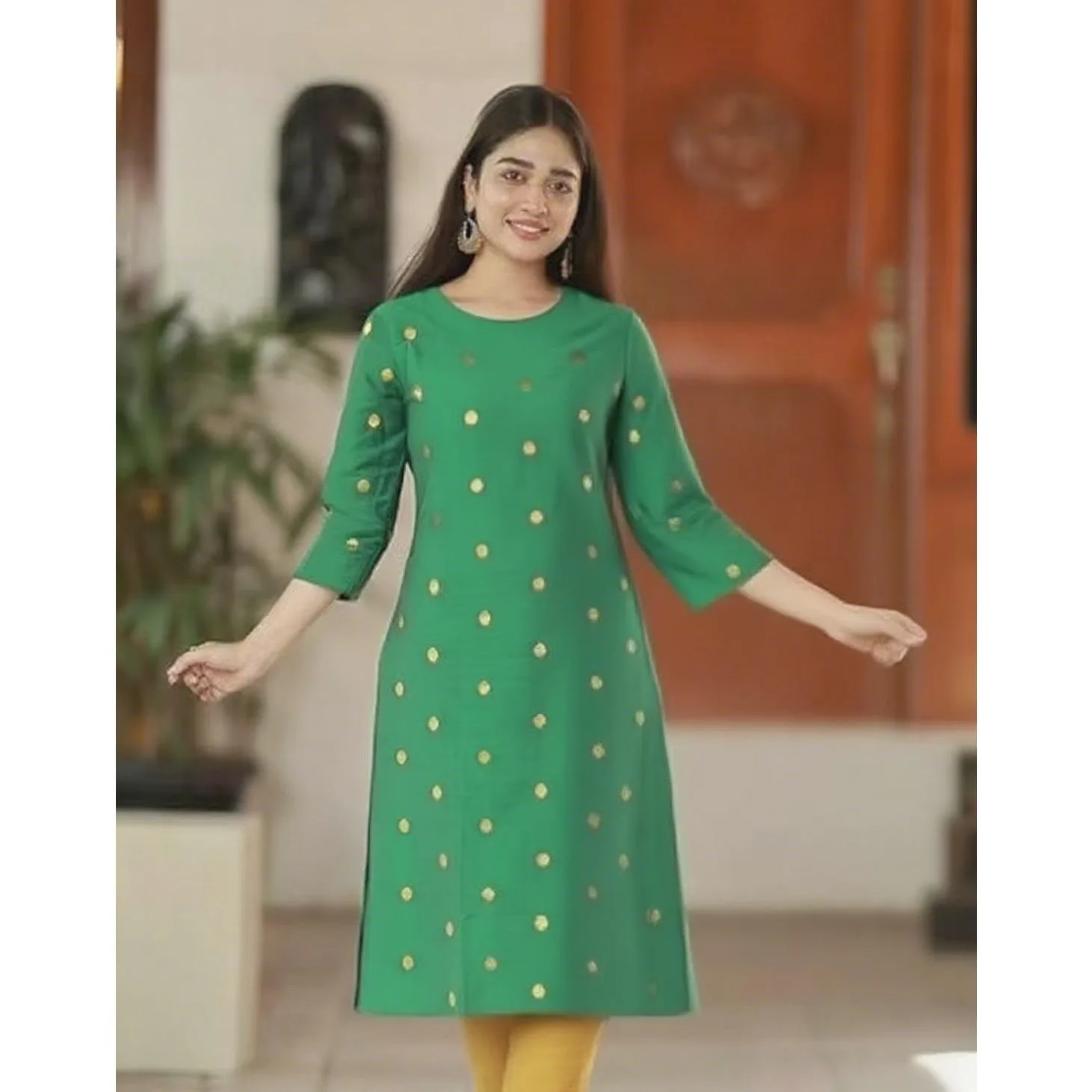 فستان مريح على الموضة للنساء من كورت المسلمات أنبوب مستقيم عرقية فيستيتي بحاشية شق مغربية دونا قفطان فستان عباية مغربية