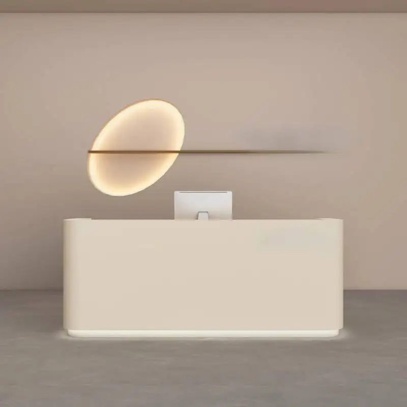 Modern Clinic Reception Desks Beauty Salon White Classic Luxury Reception Desks Office Cashier Mostrador Recepcion Furniture