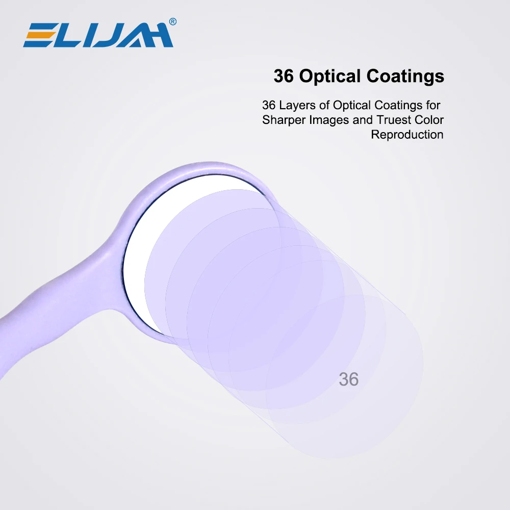 ELlJAH 5Pcs/Box Dental Ultra HD Mouth Mirror Dentist Ultra Clear Mirror Surface with Scale Handle Anti-Fog Dentistry Tools