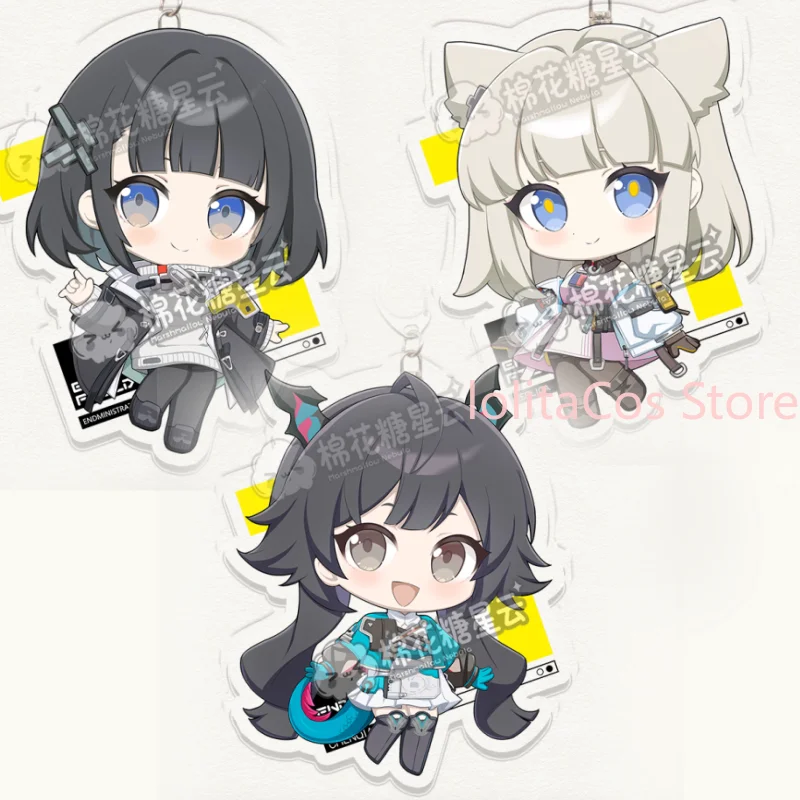 

7cm Arknights:Endfield Chenqianyu Endmin Q-version Acrylic Keychain Anime Bag Charm Pendant Cute Hanging Decor Girl Gift Xmas