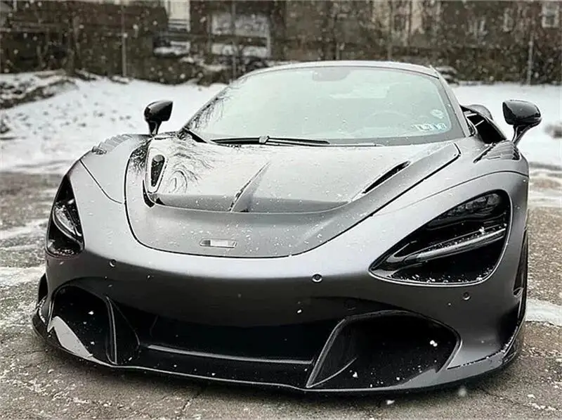 غطاء محرك السيارة من ألياف الكربون طراز Vorst لهاتف ماكلارين 720S غطاء محرك السيارة المستخدم مع مقاطع ومسامير بالجملة