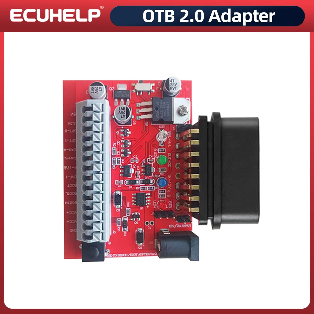

Новый адаптер OTB 2.0 (OBD on Bench Adapter) для ECUHELP KT200 KT200II ECU TCU Programmer OBD2 Tagflash Programmer