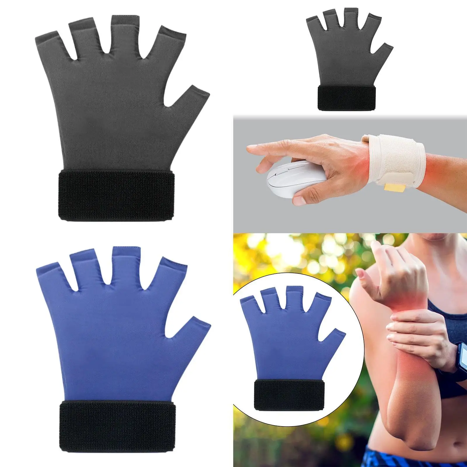 Hot Cold Glove Ice Compress Glove Reusable for Women Men Hand and Fingers