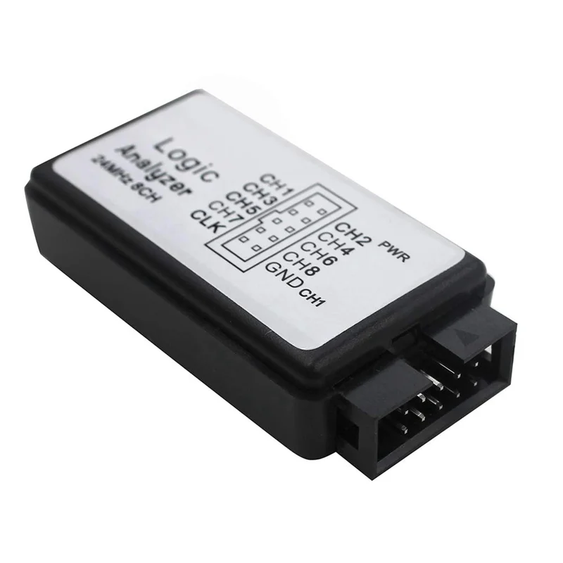 

Durable-USB Logic Analyzer Device With 12PCS 6 Colors Test Hook Clip Set USB Cable 24Mhz 8 Channel UART IIC SPI Debug,USB Logic
