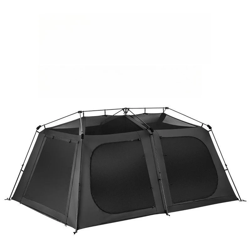 Camping tent, outdoor quick-open vinyl, sun protection, rain protection, overnight camping equipment, full set
