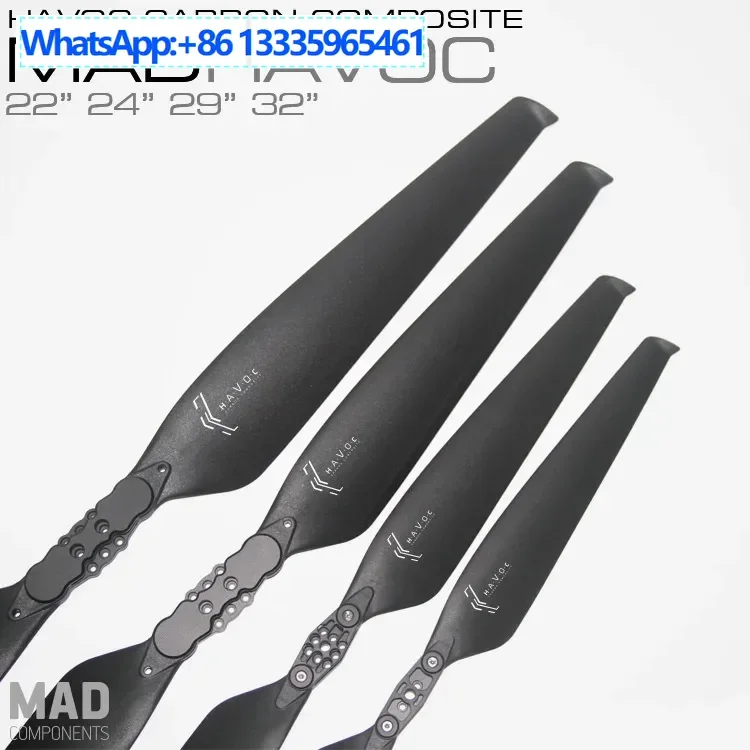 

Складной пропеллер из углеродного пластика MAD/многороторный дрон MAD 22 24 29 дюймов 32-дюймовый пропеллер