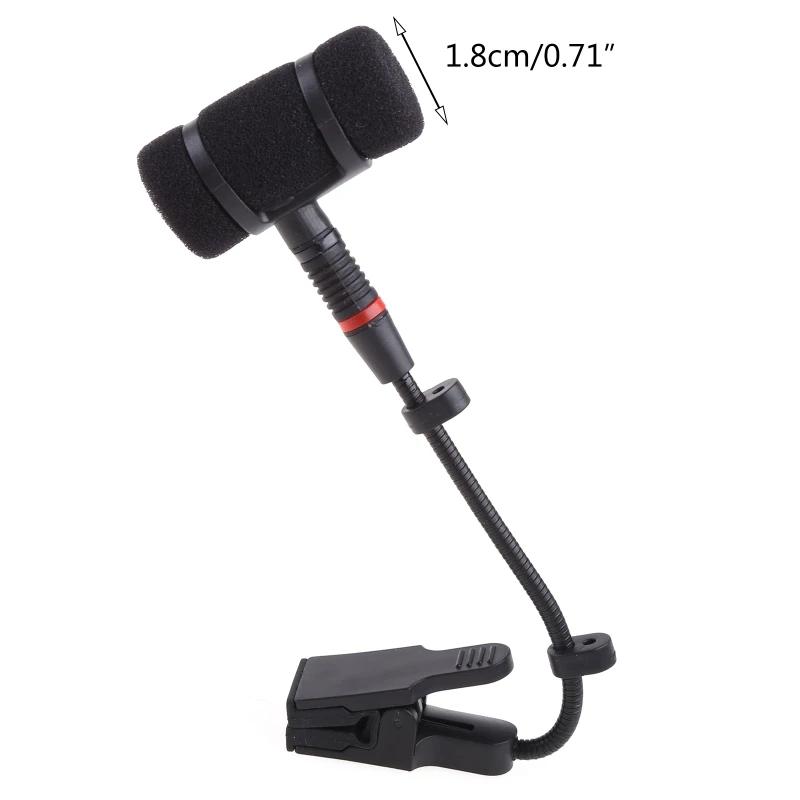 High-strength Saxophone Mic Clip Holder Broad Compatibility for Live Streaming Music Making,Voice Record,Singing Records