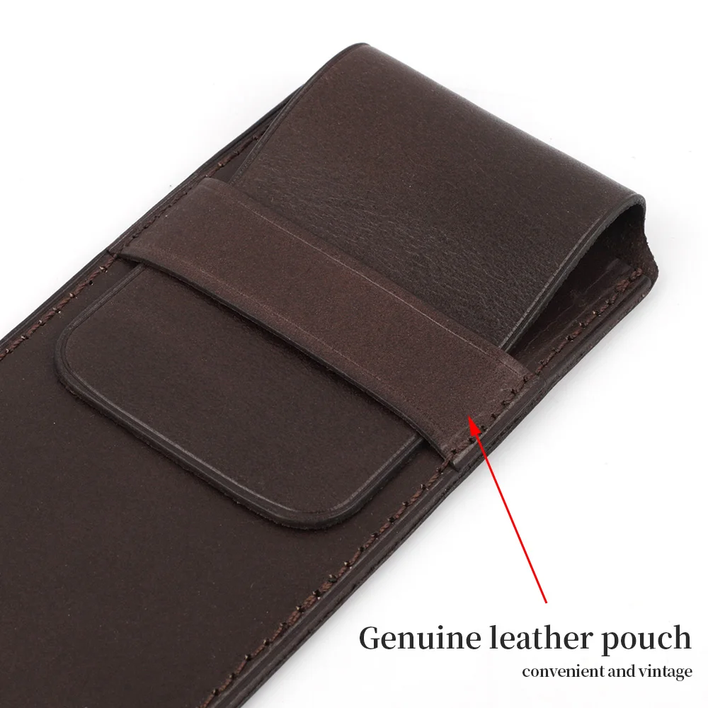 Fashion Vegetable Tanned Leather Wallet Handmade Customized Coin Purse Large Capacity Card Package Purse Bag Wallet Hasp Purse