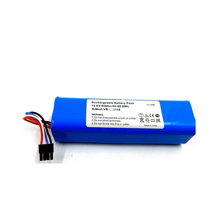 2600MAh แบตเตอรี่ Li-Ion สำหรับ Mijia 1C Mijia STYTJ01ZHM หุ่นยนต์เครื่องดูดฝุ่นความจุแหล่งจ่ายไฟ