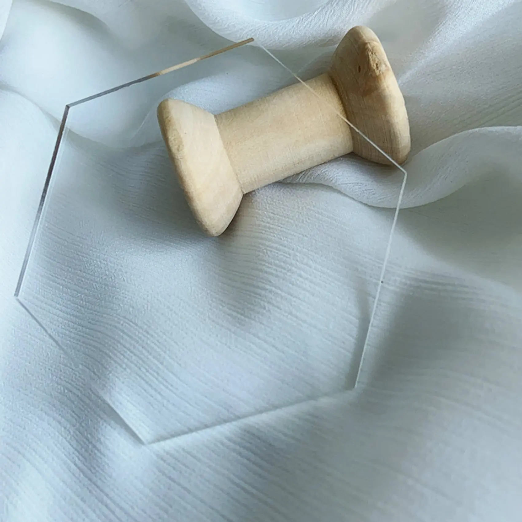 ABMR-40Pcs واضح الاكريليك مسدس بطاقات مكان فارغة الزفاف الديكور لأرقام الجدول اسم الضيوف #2