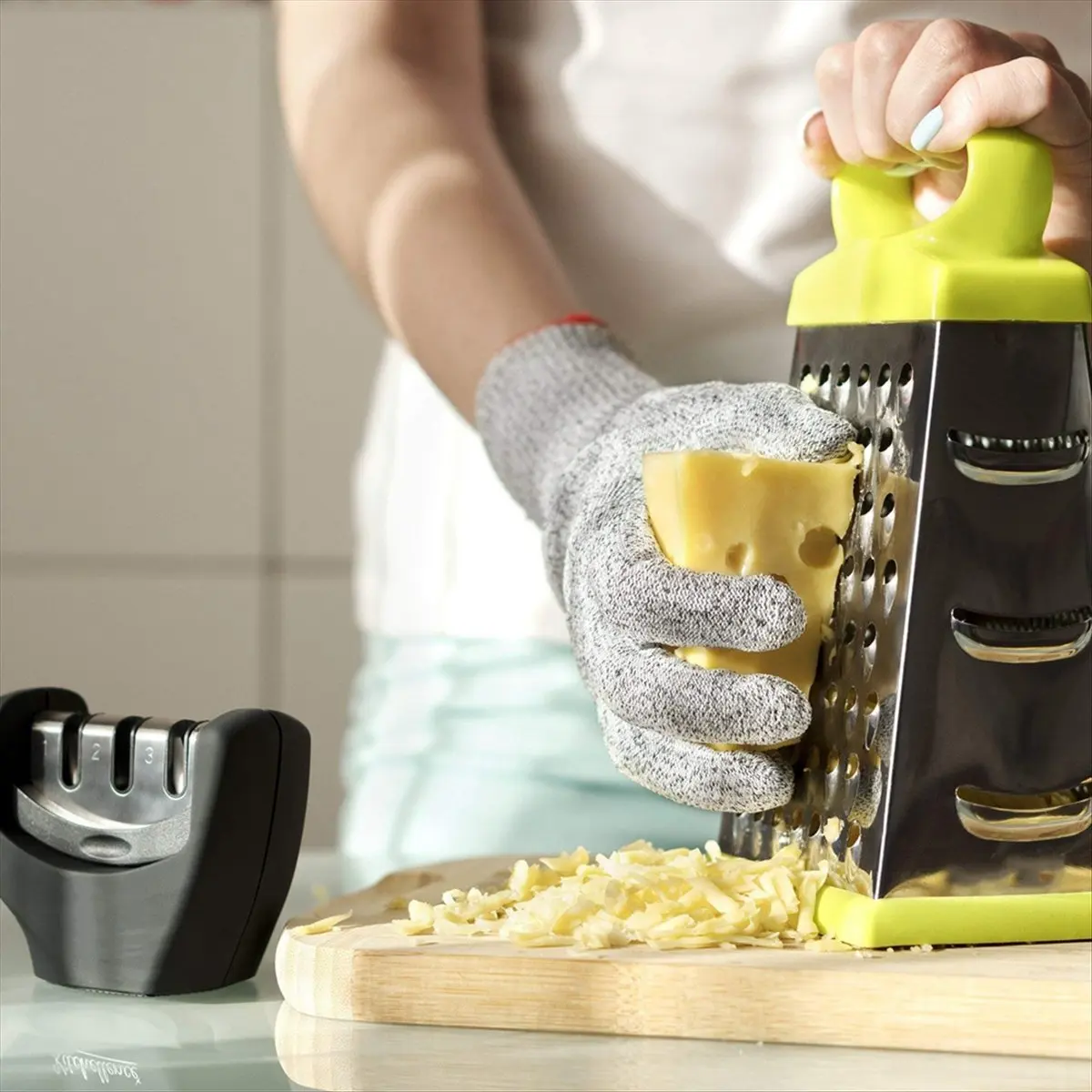 A67T NEW Kitchenware Knife Accessories 3-Stage Knife Sharpener Helps Repair, Restore, Polish Blades Knife Sharpener
