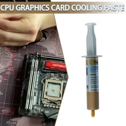 30g Thermal Grease Paste Halnziye Syringe for CPU Heat Transfers Silicone Thermal Paste Heat Transfer Grease