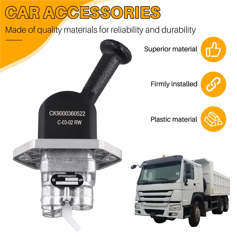 

Discount-WG9000360522 Truck Hand Brake Valve For CNHTC SINOTRUK HOWO A7T7 Control Exhaust Valve