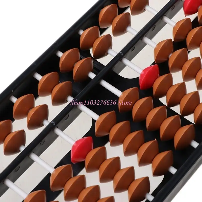 R6FD Plastic Abacus Soroban 13 Digits Kids Calculating Tool