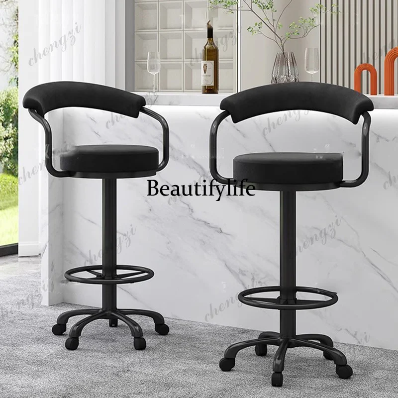 

High Counter Bar Chairs Outdoor Height Modern Wishbone Design Restaurant Bar Chairs With Back Sillas Para Comedor Bar Furniture