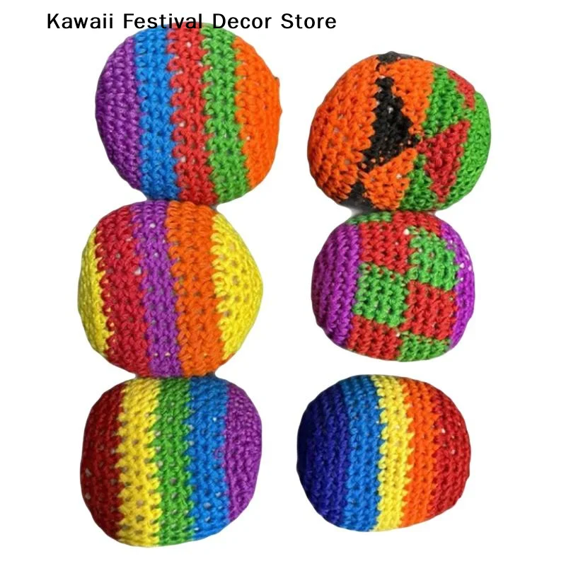 Handmade Footbag Sacks Juggling Balls for Children Durable Sports Toy for Children's Kindergarten Competition Outdoor Sport Toys