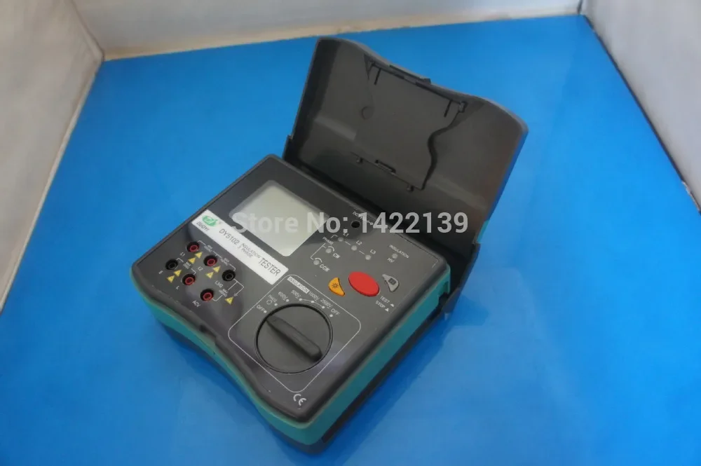

DY5102 Тестер изоляции Мегомметр 2500 В + Вольтметр + Индикатор фазы 3 в 1